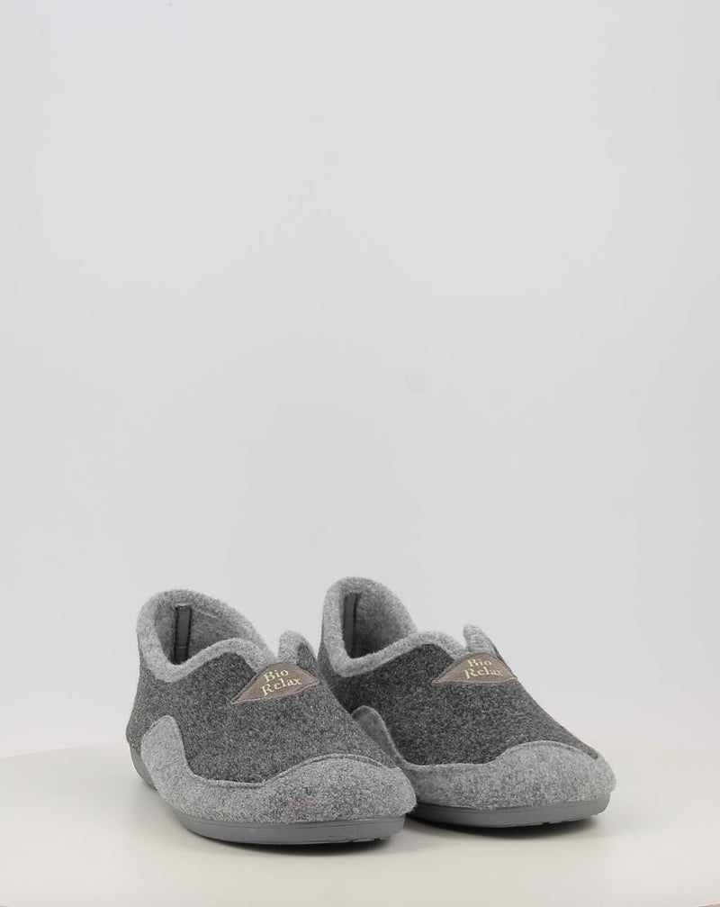 Zapatillas de Casa BIO RELAX PICOS 13910 gris
