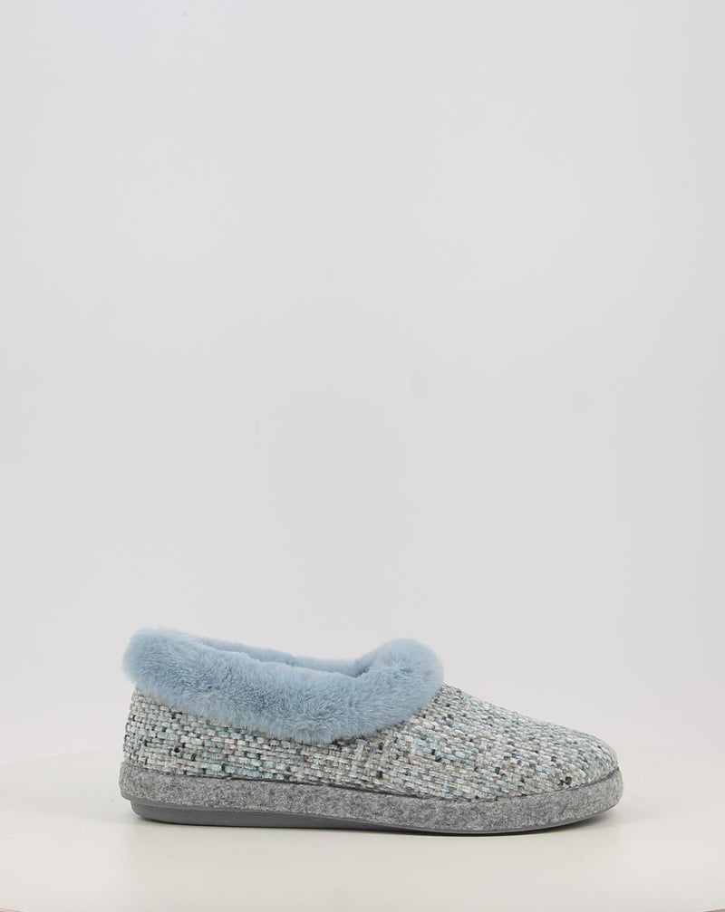 Zapatillas de Casa BIO RELAX KERCLA 12076 gris