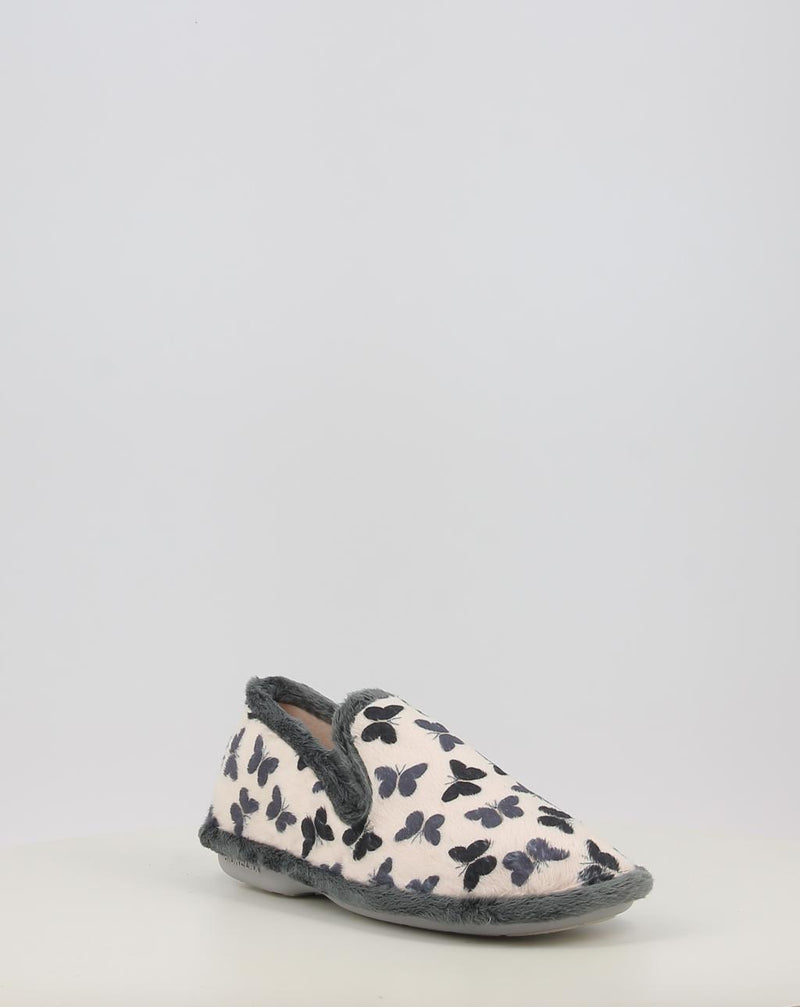 Zapatillas de Casa BIO RELAX MARIPOSA 4601 gris