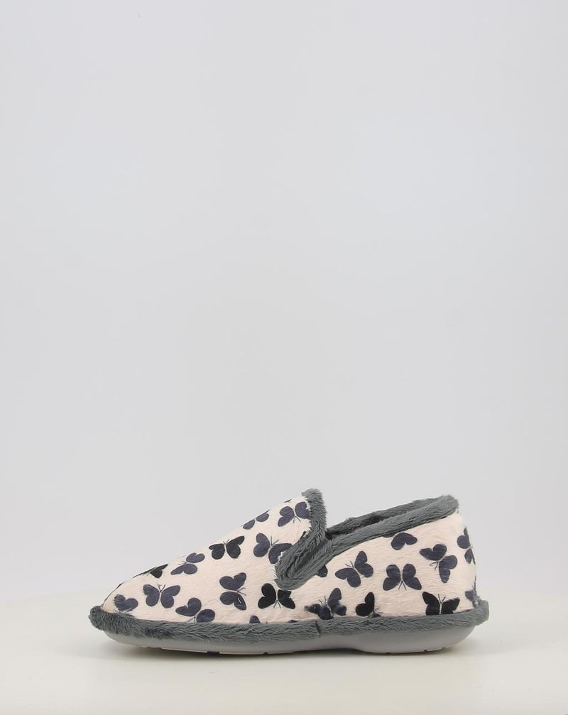 Zapatillas de Casa BIO RELAX MARIPOSA 4601 gris