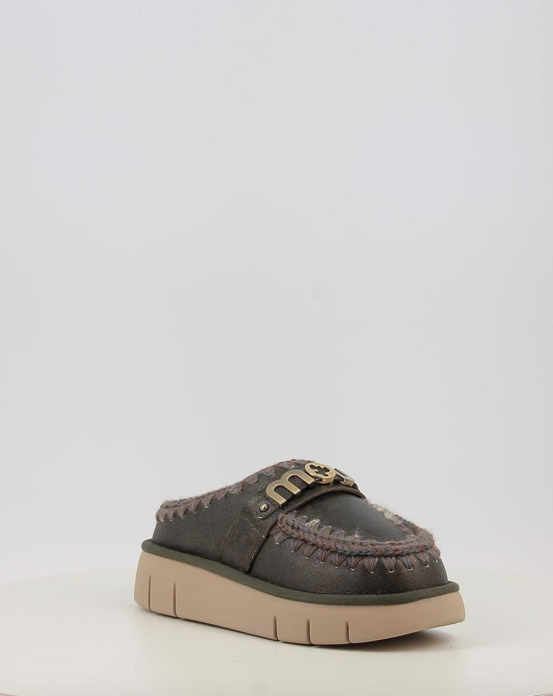Zuecos MOU BOUNCE CLOG SPECIAL LEATHER bronce