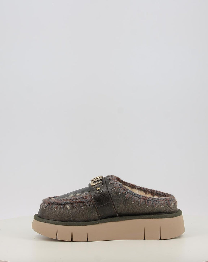 Zuecos MOU BOUNCE CLOG SPECIAL LEATHER bronce