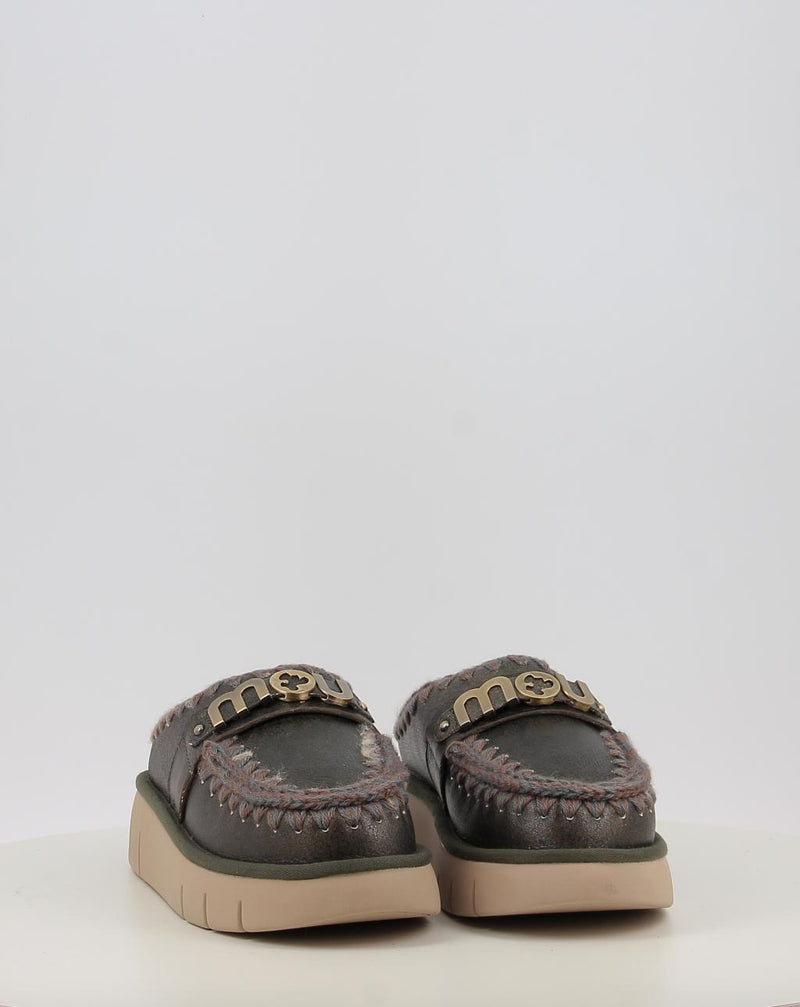 Zuecos MOU BOUNCE CLOG SPECIAL LEATHER bronce