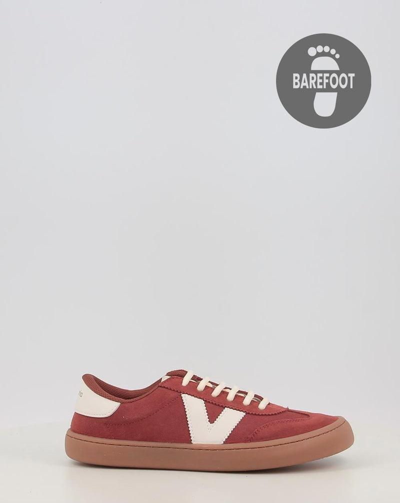 Zapatillas VICTORIA OLMO BAREFOOT EFECTO PIEL & SERRAJE 1186103 granate