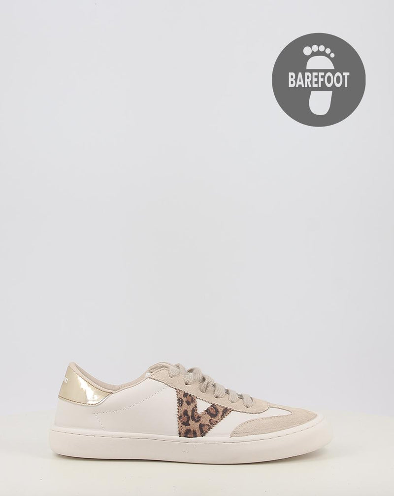 Zapatillas VICTORIA OLMO BAREFOOT EFECTO PIEL & SERRAJE 1186101 blanco