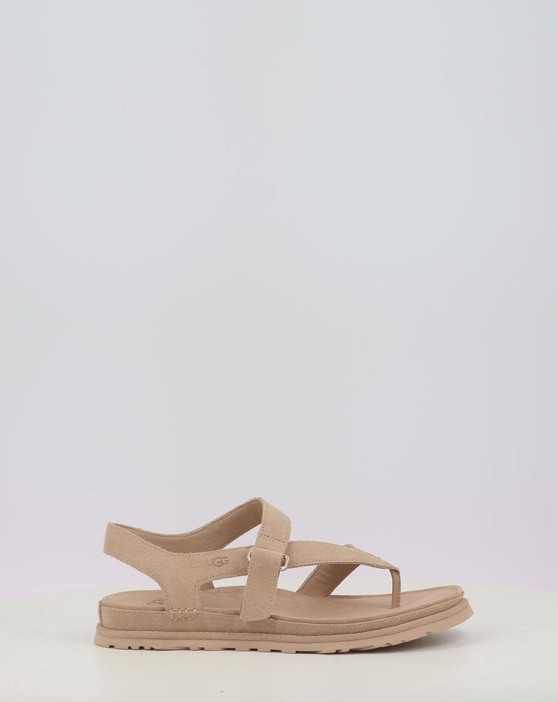Sandalias UGG GOLDENGAZE TOE POST beig