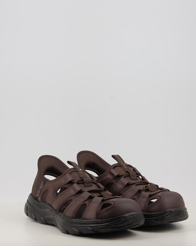 Sandalias SKECHERS SLIP-INS: REVOLTED - VARTAN 205182 marrón