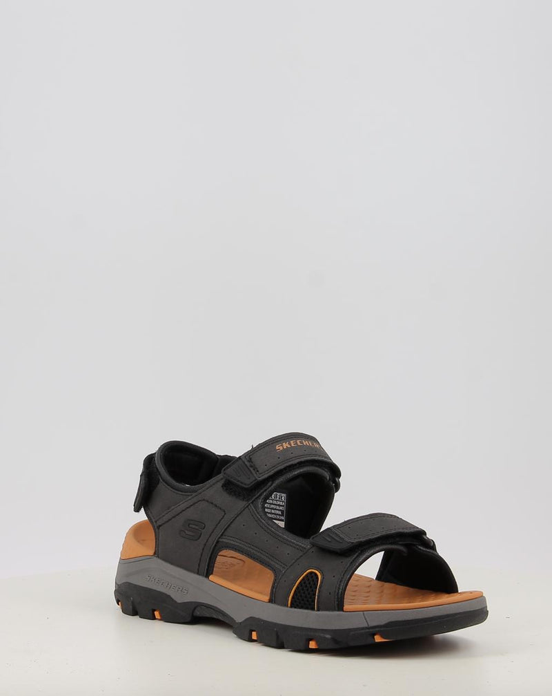Sandalias SKECHERS RELAXED FIT: TRESMEN - HIRANO 204106 negro