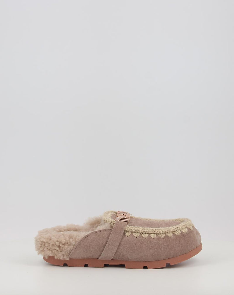 Zuecos MOU WINTER BIO SLIDE - BIG LETTER LOGO gris