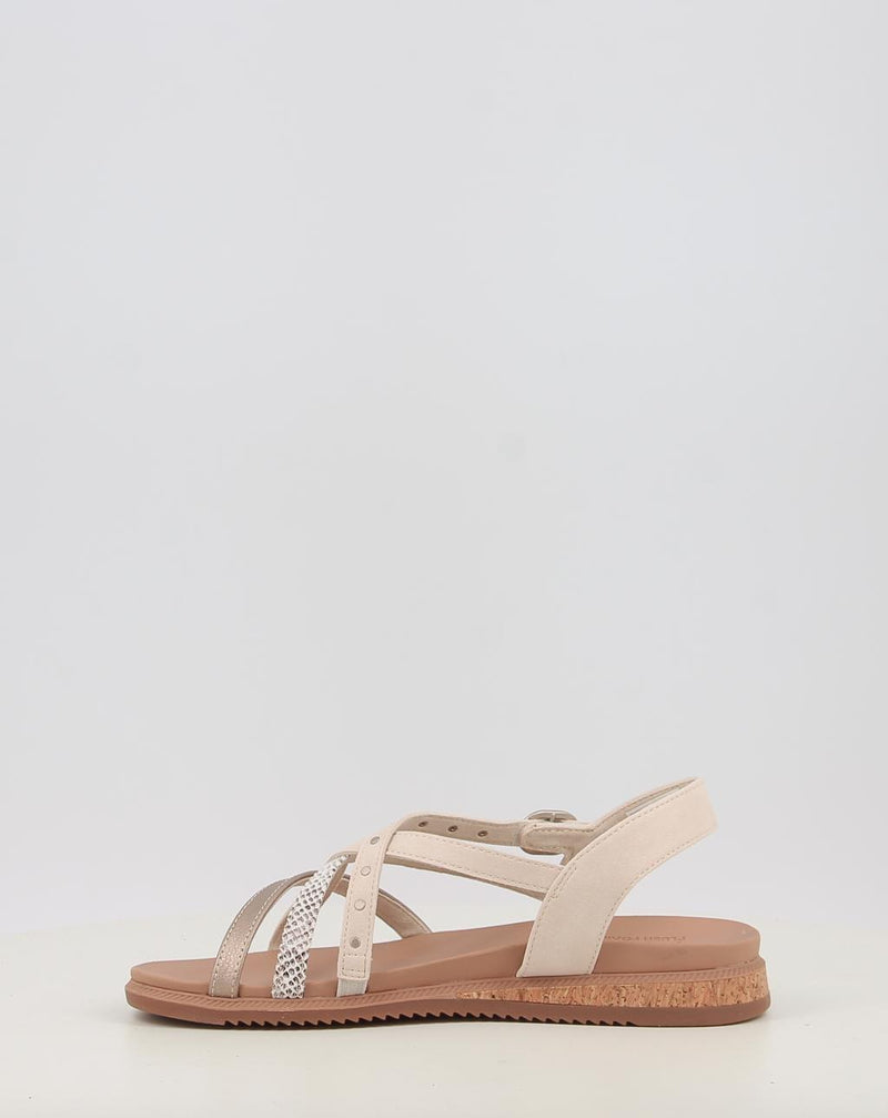 Sandalias SKECHERS DESERT KISS LOW 114713 crema