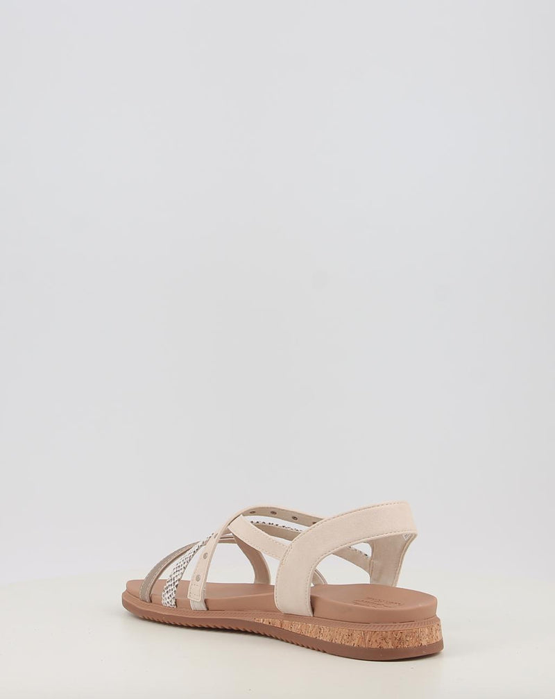 Sandalias SKECHERS DESERT KISS LOW 114713 crema