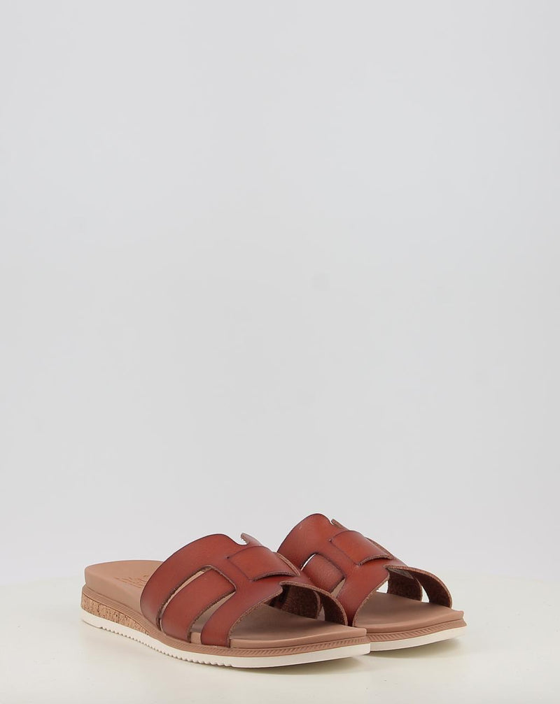 Sandalias SKECHERS BOBS DESERT KISS LOW - PEAK LOOK 114707 cuero