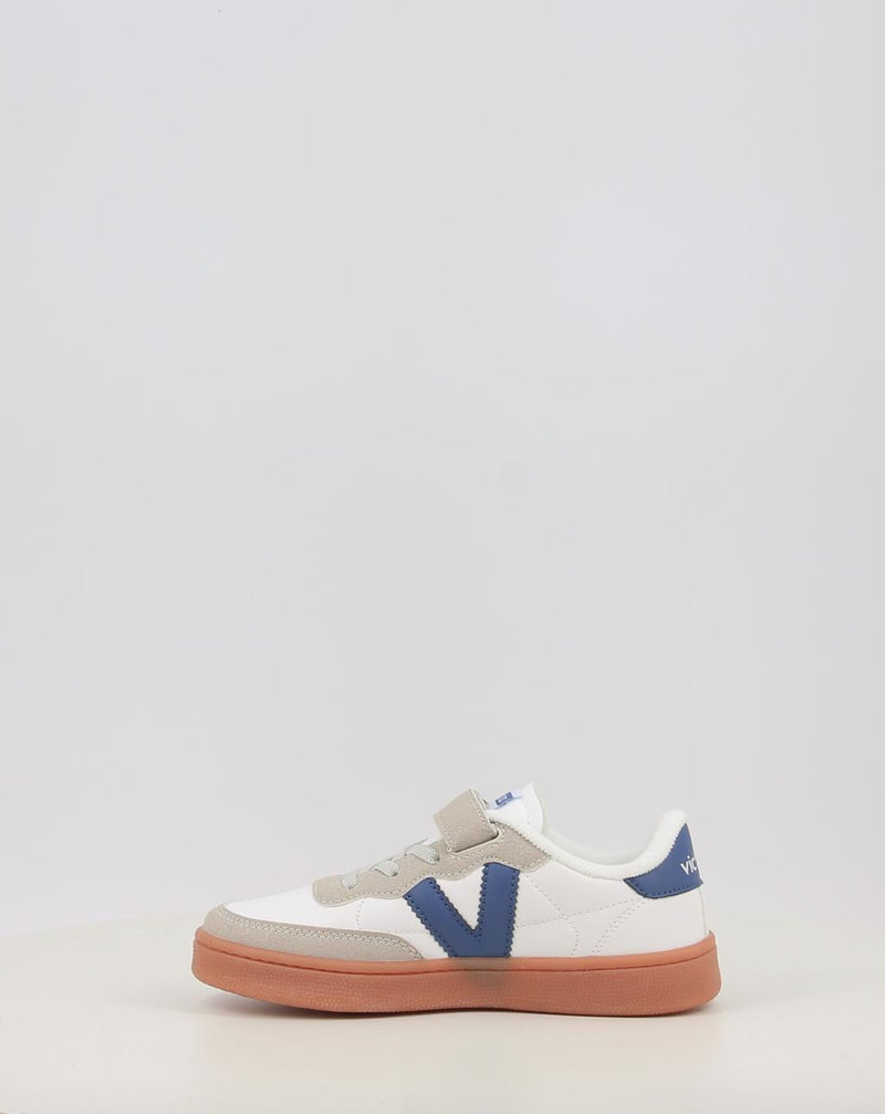 Zapatillas VICTORIA OSLO EFECTO PIEL & COLOR 1256102 blanco