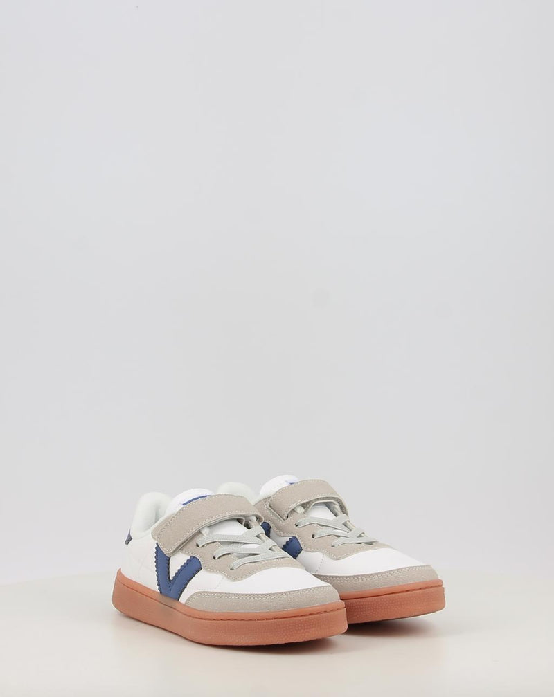 Zapatillas VICTORIA OSLO EFECTO PIEL & COLOR 1256102 blanco