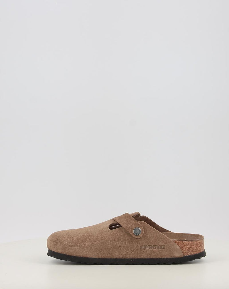 Zuecos BIRKENSTOCK BOSTON  SFB LEVE DARK TEA TONAL FB cuero